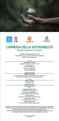 L'Impresa della sostenibilità - Benefit Corporation e Cultura